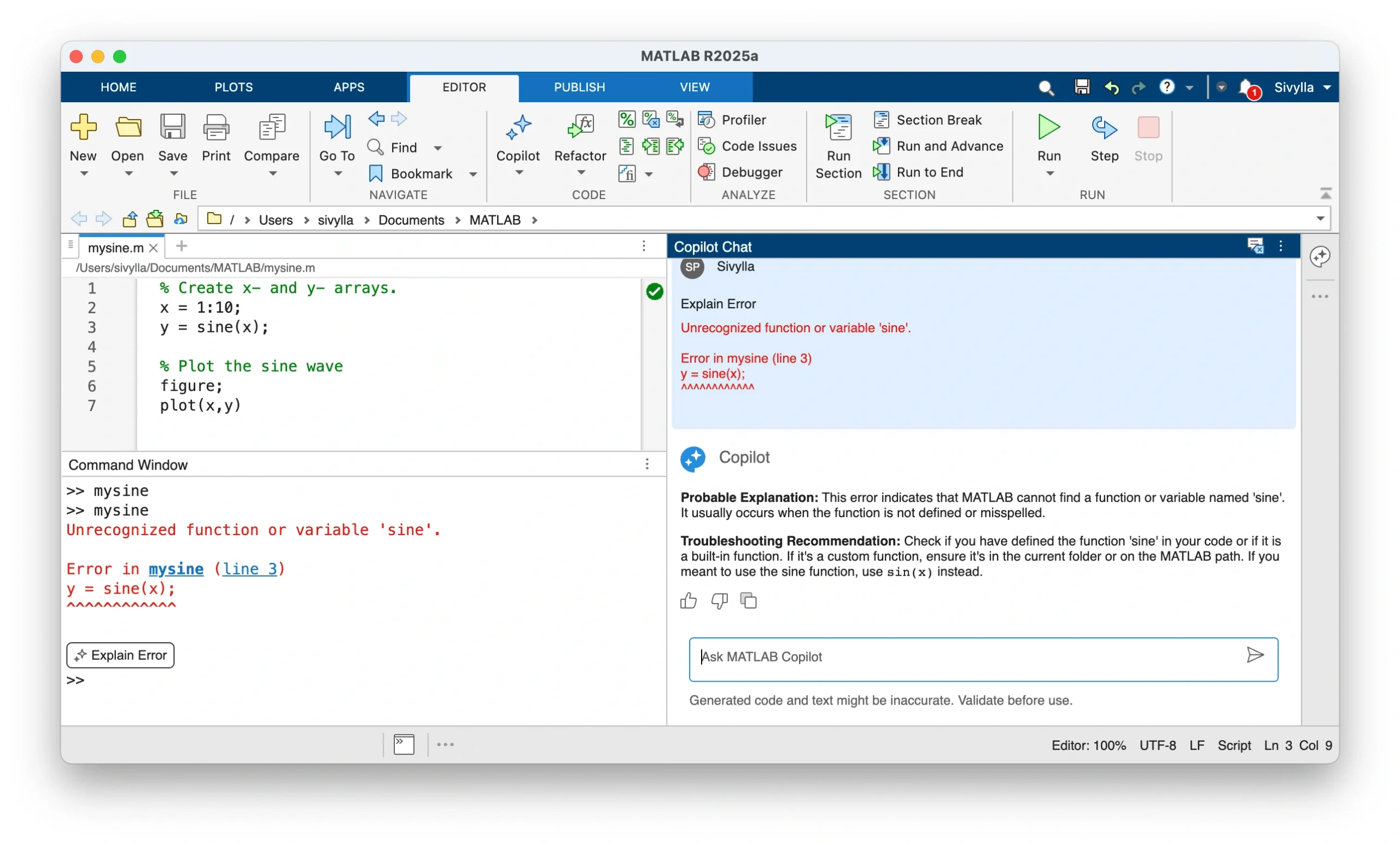 MATLAB Copilot