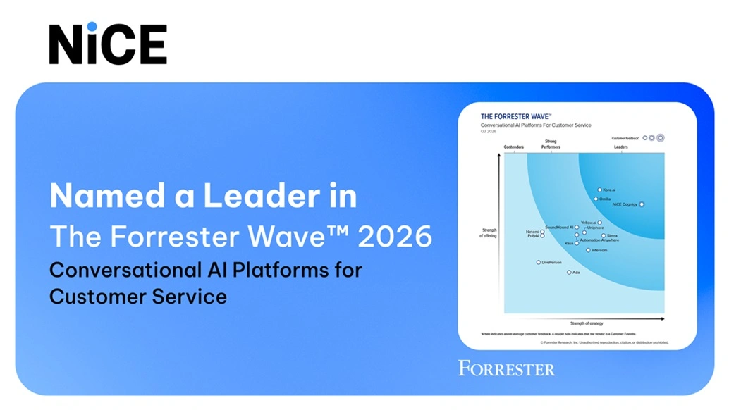 NiCE Cognigy Named a Leader in Conversational AI