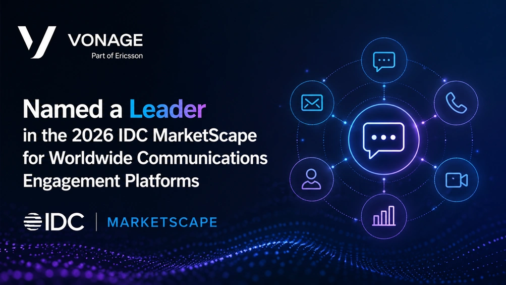 Vonage Named a Leader in the 2026 IDC MarketScape