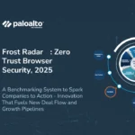 Prisma Browser named a Leader in Innovation and Growth.
Frost Radar™: Global Zero Trust Browser Security Market, 2025