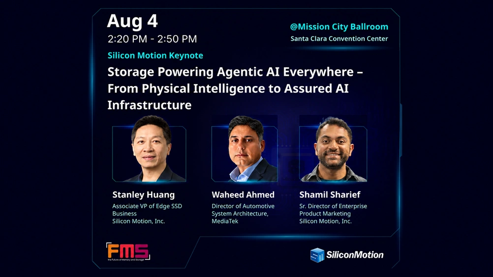 Silicon Motion and MediaTek to Showcase Advanced Storage Solutions
