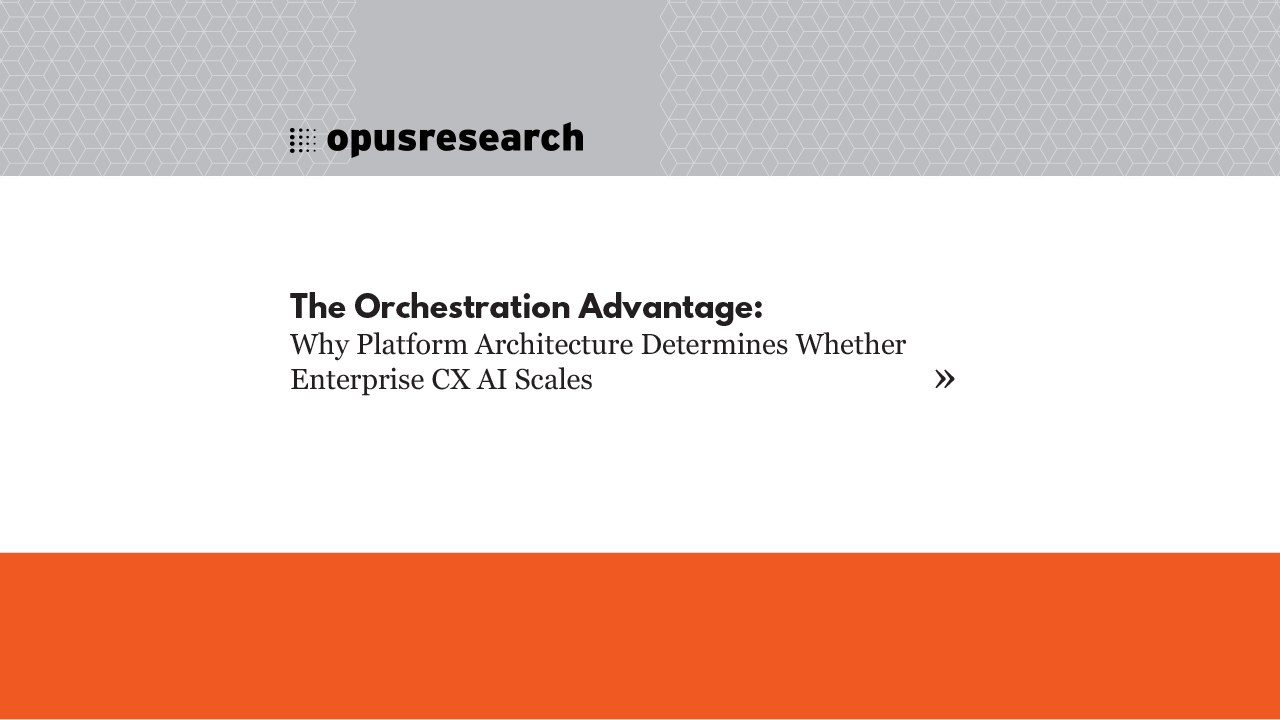 The orchestration advantage