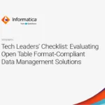 Checklist for evaluating OTF-compliant data management solutions